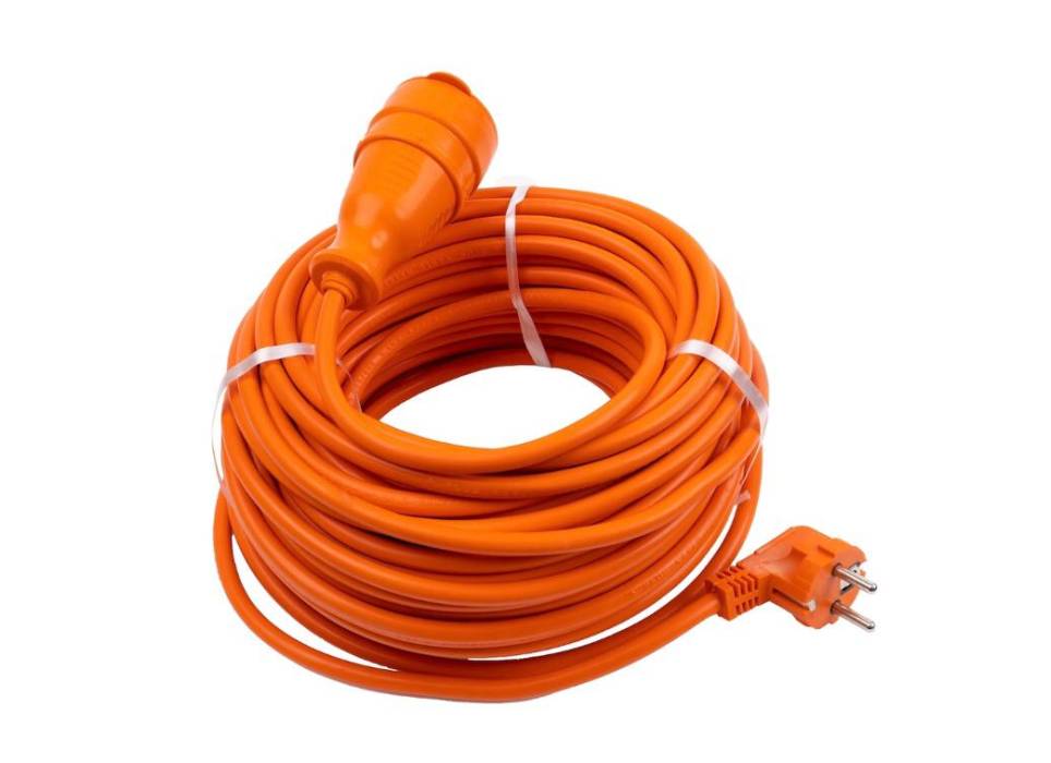 Cablu prelungitor cu priza si stecher 30 Metri, 3x1.5mm